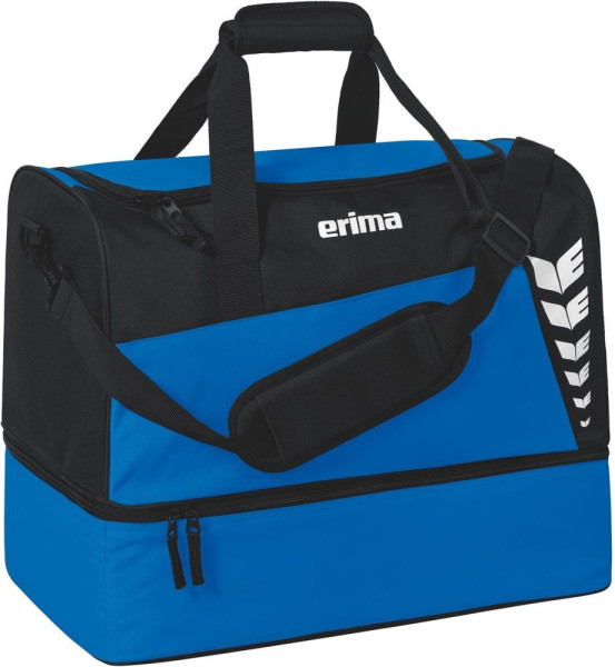Erima Six Wings Sporttasche Mit Bodenfach 23-0168 New Royal/Schwarz-L