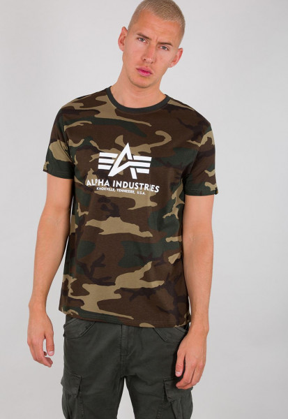 Alpha Industries Basic T-Shirt Wdl Camo 65