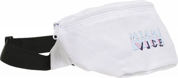 Merchcode Miami Vice Logo Hip Bag White