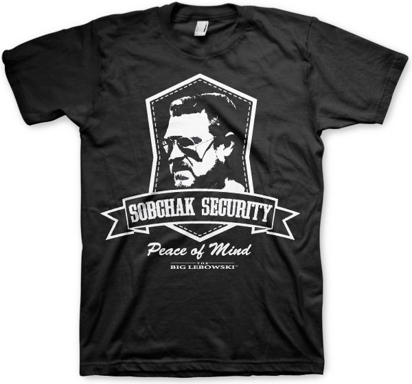 The Big Lebowski Sobchak Security T-Shirt Black
