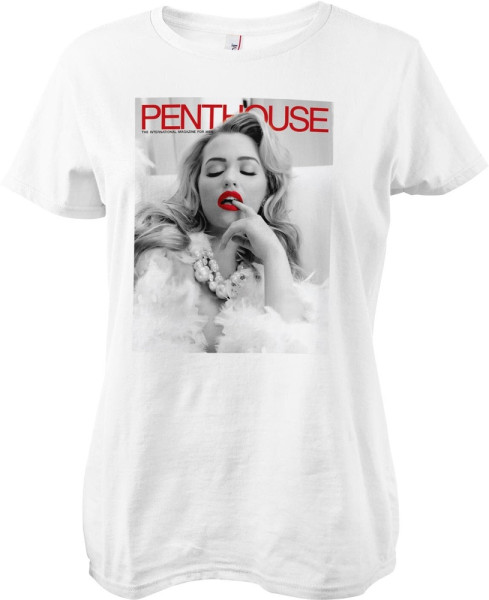 Penthouse Damen T-Shirt October 2016 Cover Girly Tee DTR-5-PH004-DTF875