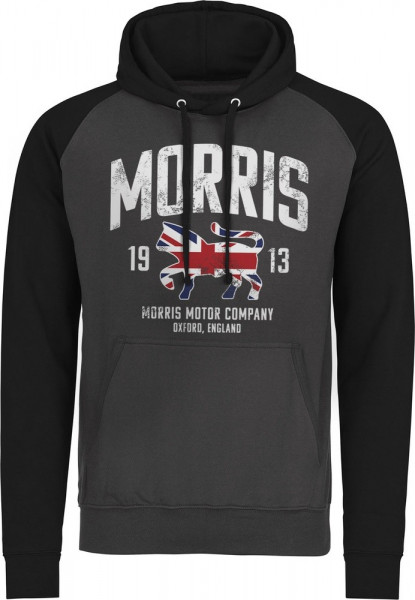 Morris Motor Company Baseball Hoodie Dark-Grey-Black