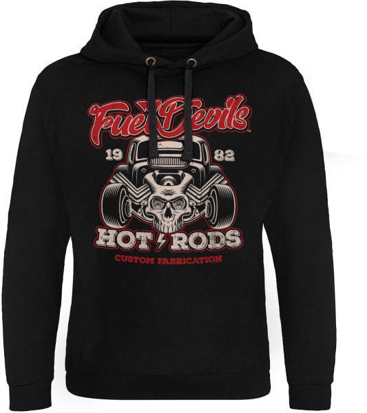 Fuel Devils Hot Rod Fabrication Epic Hoodie Black