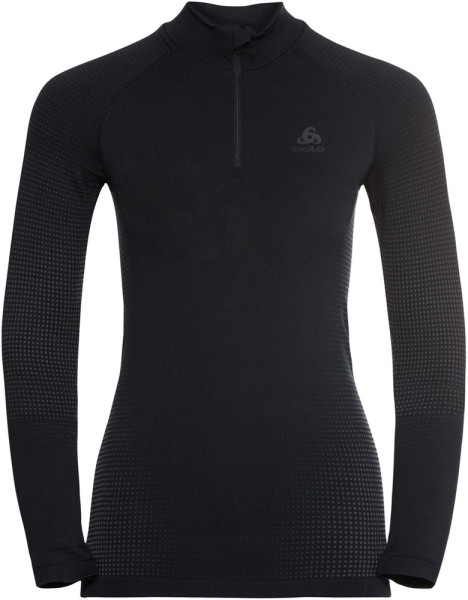 Odlo Damen Bl Top Turtle Neck Long-Sleeve Half Zip Performance 196221