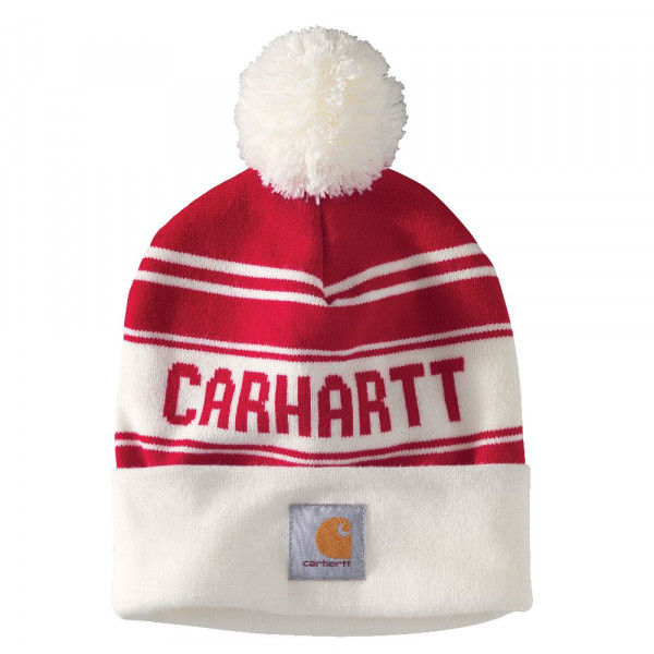 Carhartt Mütze Knit Cuffed Logo Beanie Red