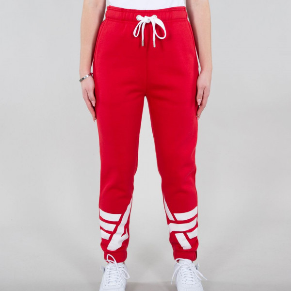 Alpha Industries Damen Logo Print Jogger Women Speed Red