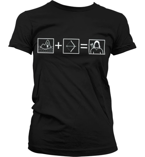 Arrow Riddle Girly T-Shirt Damen Black