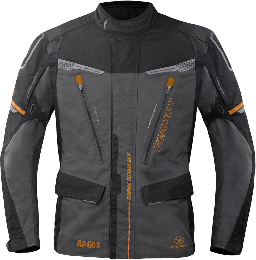 Germot Motorrad Textiljacke Argos Herren Anthrazit/Schwarz/Bronze - Herren / Unisex