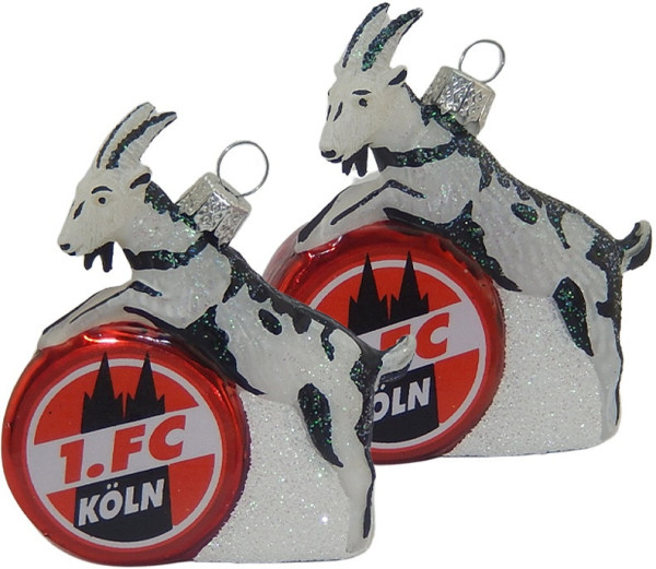1. FC Köln Weihnachtsbaumanhänger Logo 2er Set 4080513