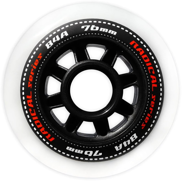 Tempish Universal Inliner Zubehör Inliner Rollen RADICAL 76 mm 84A Set 4 Stk 13687