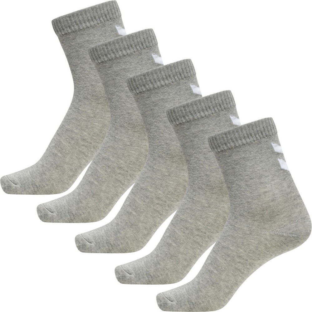 Hummel Kinder Socke Make My Day Sock 5-Pack Grau Melange - Herren / Unisex
