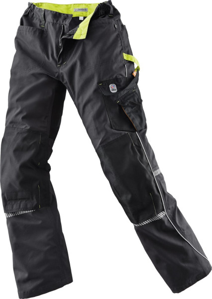 Terrax Workwear Damen Bundhose Schwarz/Limette