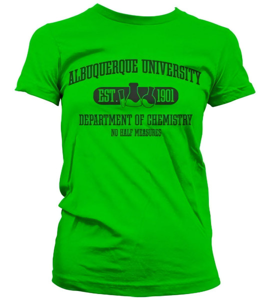 Breaking Bad Damen Albuquerque University Dept Of Chemistry Girly Tee SH-5-15682-H22-13