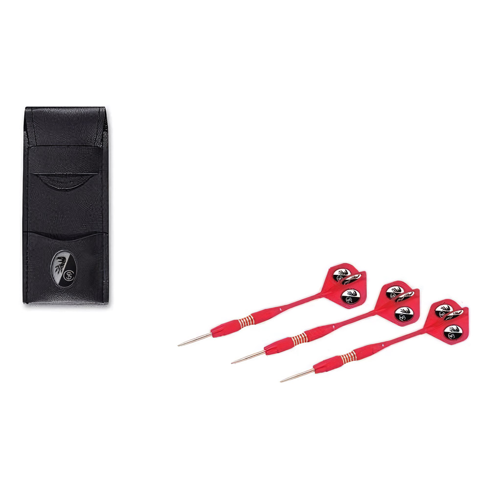 SC Freiburg SCF Dartpfeile (3er Set) Fußball Rot - Herren / Unisex