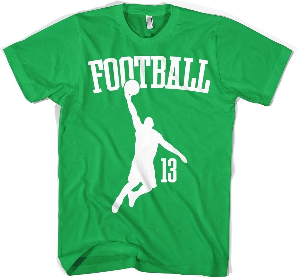 Hybris Footbasket T-Shirt Grün - Herren / Unisex