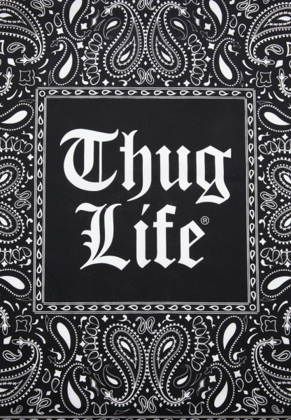 Thug Life Tunnel Schal Bandana Overthink Black