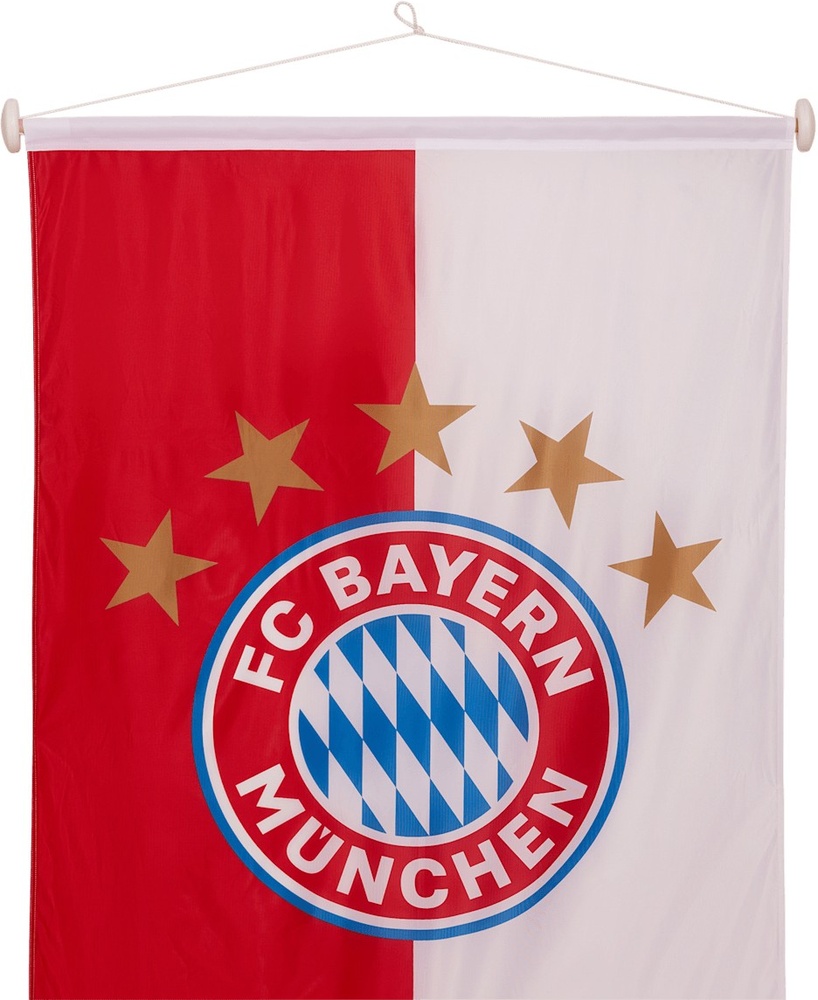 Fanion FC Bayern Munich - Drapeau De Supporteur Football - Occasion