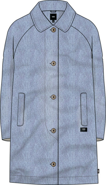 Vans Damen Jacke Skate Mac Denim Coat 000G90