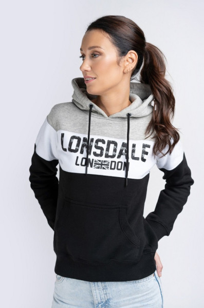 Lonsdale Damen Hoodie Penbryn Kapuzensweatshirt