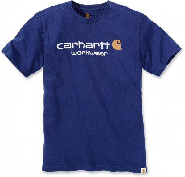 Carhartt T-Shirt Core Logo T-Shirt S/S Ink Blue Heather