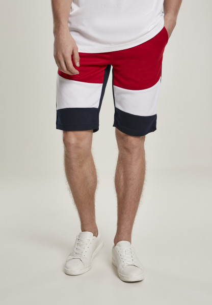 Southpole Shorts Color Block Tech Fleece Shorts Navy