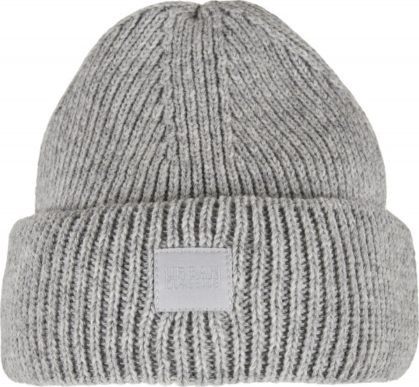 Urban Classics Mütze Knitted Wool Beanie Heathergrey