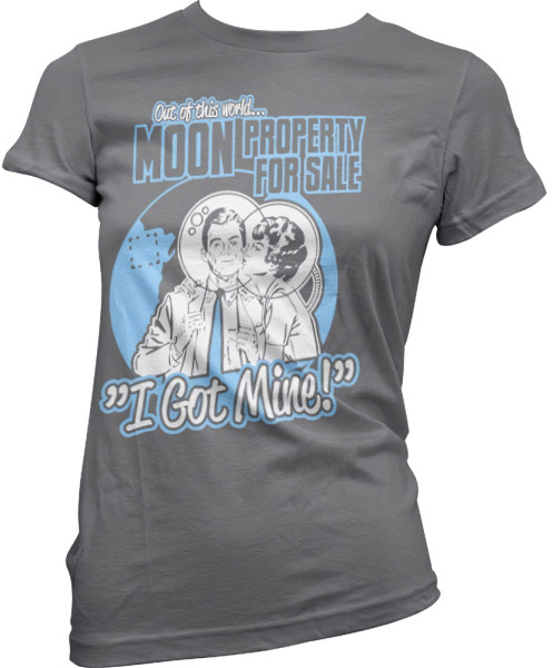 Tokigt Damen Moon Property For Sale Girly Tee SH-3-15420-LFH3-12