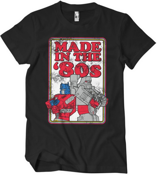 Transformers - Made In The 80S T-Shirt Black