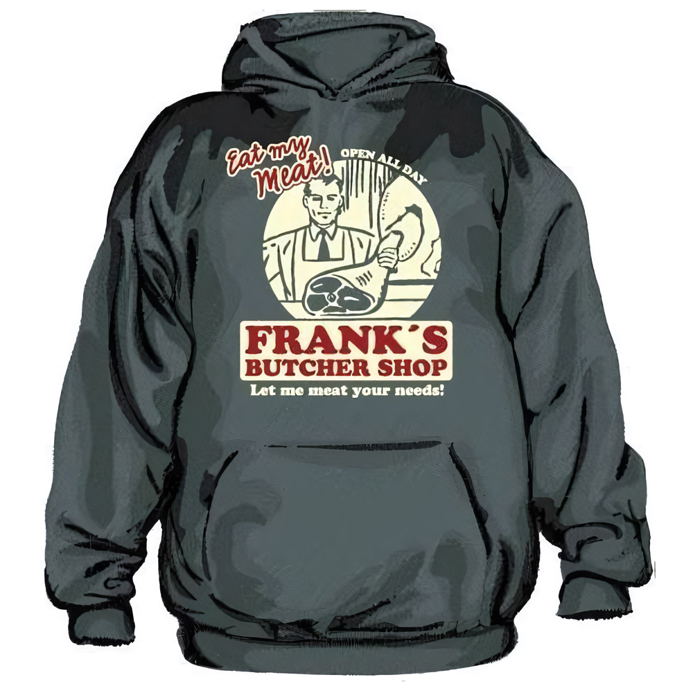 Hybris Frank's Butcher Shop Hoodie SH-3-10907-H3-5 - Herren / Unisex