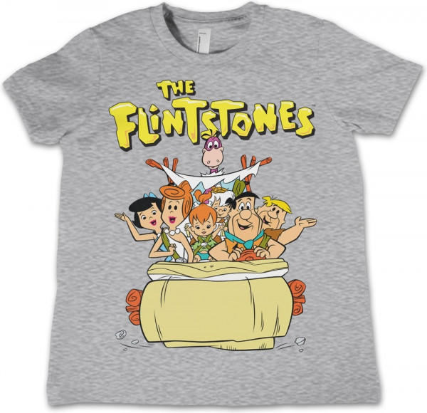 The Flintstones Kids T-Shirt Kinder Heather-Grey