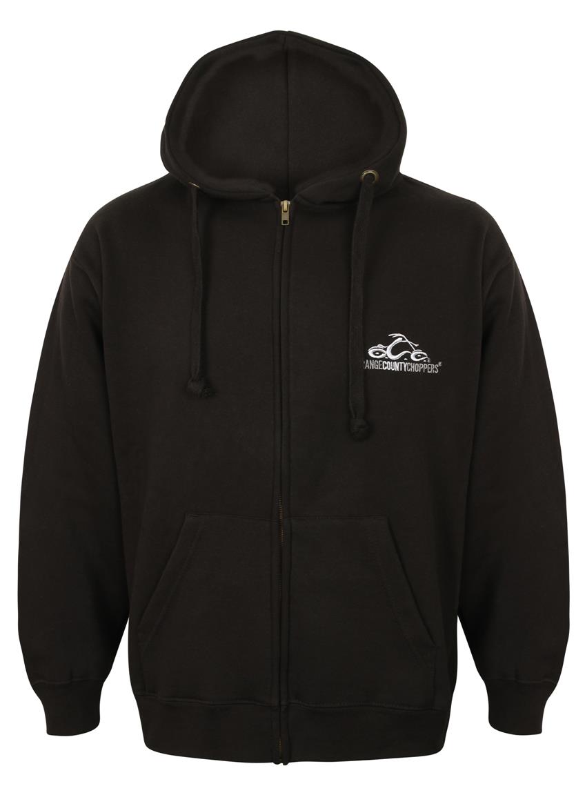 OCC Orange County Choppers Hoodie Classic Sword Zip Black