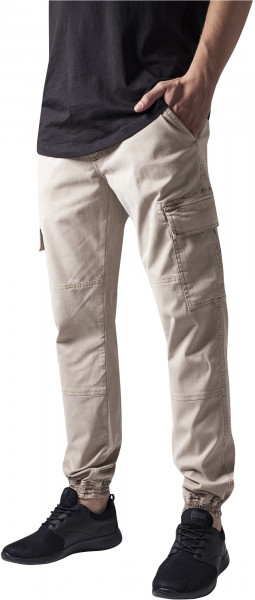 Urban Classics Trousers Washed Cargo Twill Jogging Pants Sand