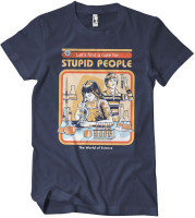Steven Rhodes Cure For Stupid People T-Shirt Navy Steven Rhodes Cure For Stupid People T-Shirt Navy