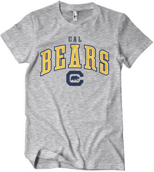Berkeley University of California Bears Big Patch T-Shirt Heather-Grey