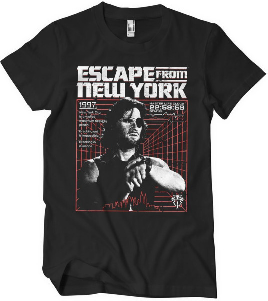 Escape From N.Y. 1997 T-Shirt Black