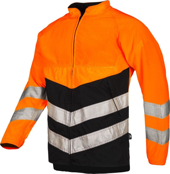 SIP Schnittschutzjacke Nach En 381-11 Klasse 1 Und En Iso 20471 Klasse 3 1RI1 Neonorange/Schwarz-L