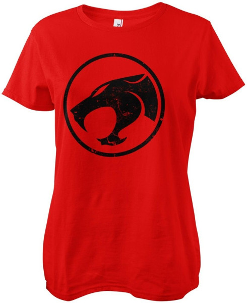 Bored of Directors Thundercats Washed Logo Girly Tee Damen T-Shirt Red