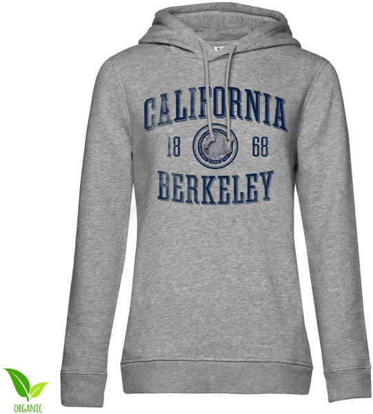 Berkeley University of California Washed Seal Girls Hoodie Damen Heather-Grey