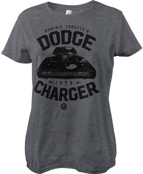 The Fast and the Furious Toretto'S US Car Charger Girly Tee Damen T-Shirt Dark/Heather