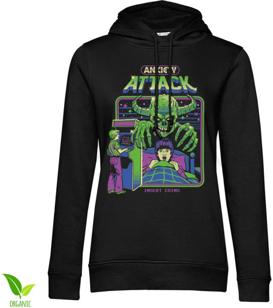 Steven Rhodes Damen Anxiety Attack Girly Hoodie DTR-57-SR158-DTF892