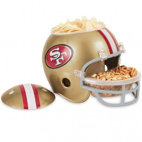 San Francisco 49ers Snack Helmet American Football NFL Gold