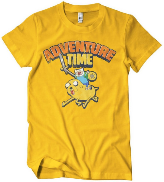 Adventure Time Washed T-Shirt Gold