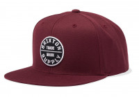 Brixton Cap Oath III Snapback Mahogany