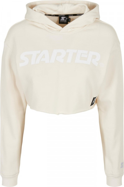 Starter Black Label Damen Ladies Cropped Hoody Palewhite