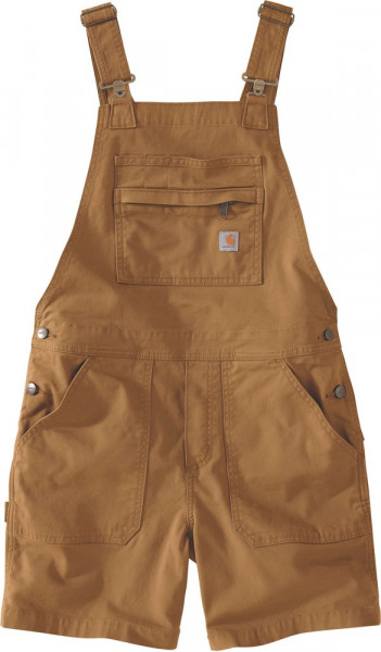 Carhartt Damen Latzhose Rugged Flex Canvas Shortall Carhartt® Brown