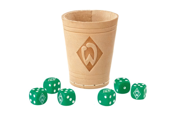 SV Werder Bremen Kinder Würfelbecher Fussball