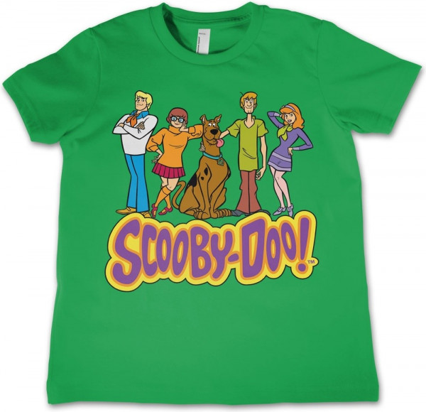 Team Scooby Doo Kids Tee Kinder T-Shirt Green