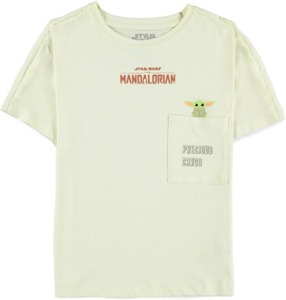 The Mandalorian - The Child Girls Short Sleeved T-shirt Green