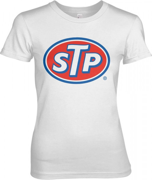 STP Classic Logo Girly Tee Damen T-Shirt White