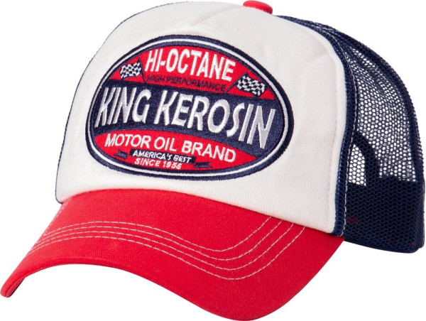 King Kerosin Truckercap in Colour-Blocking Optik Hi-Octane